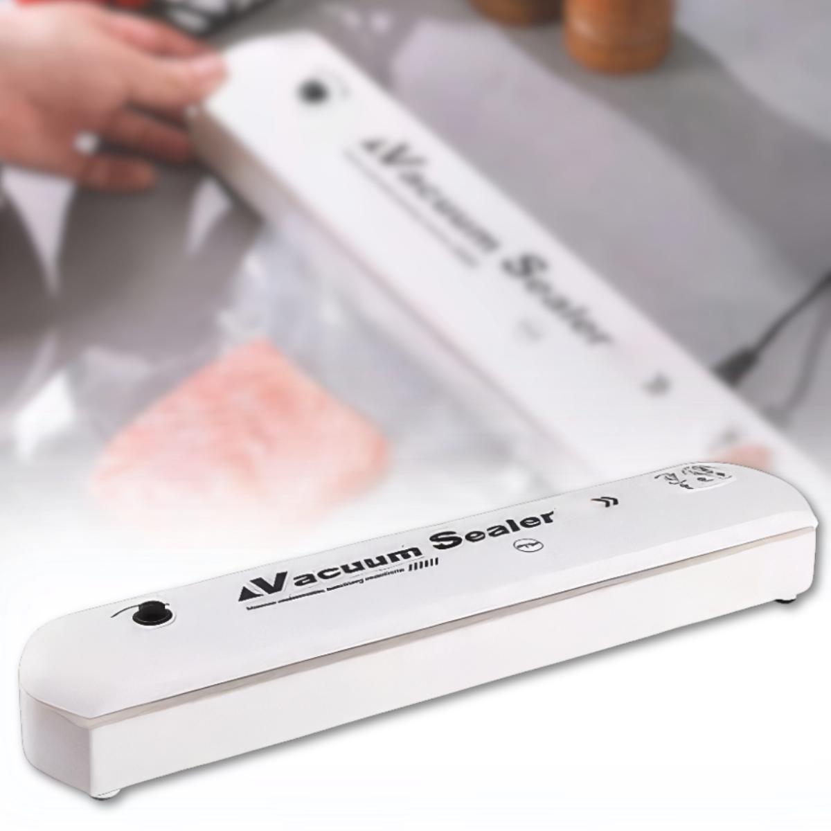 Вакууматор побутовий для зберігання продуктів 90 Вт Vacuum Sealer, фото 1