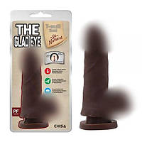 Реалістичний фалоімітатор, пристібний страпон Chisa Антибактеріальний TPE 15 см