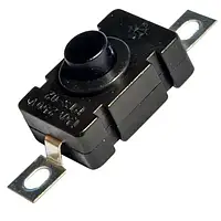 Кнопка для ліхтарика KAN-28, ON-OFF, 2pin, 1A 250VAC