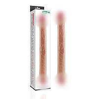 Двосторонній фалоімітатор, подвійний імітатор Lovetoy 43 см