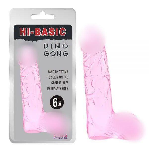 Фаллоімітатор, самотик для жінок Chisa Ding Dong Рожевий, реалістичний вигляд, фото 1