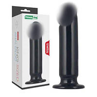 Фалоїмітатор, анальний дилдо  Lovetoy King Sized 9.25, чорний, великий діаметр