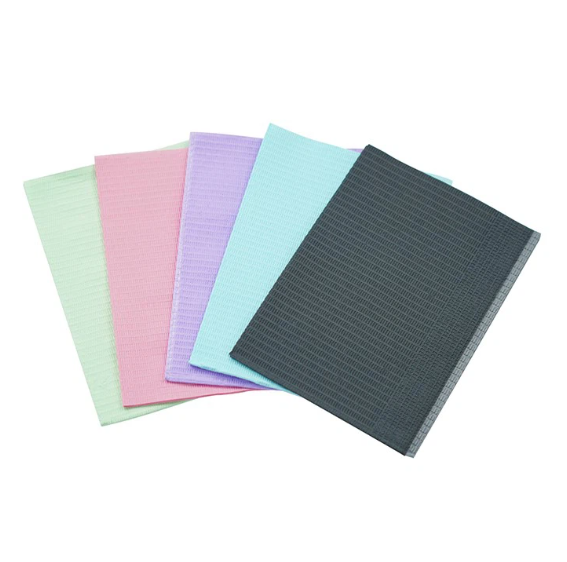 Серветки стоматологічні Cotisen, рожеві (500 шт./уп.)