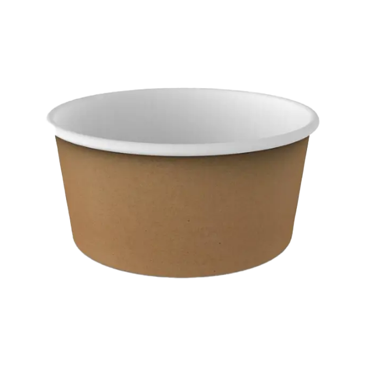 Салатник ЕКОБІЛИЙ/КРАФТ UM 750мл (50шт/уп) D-150мм UMSWK750, фото 1