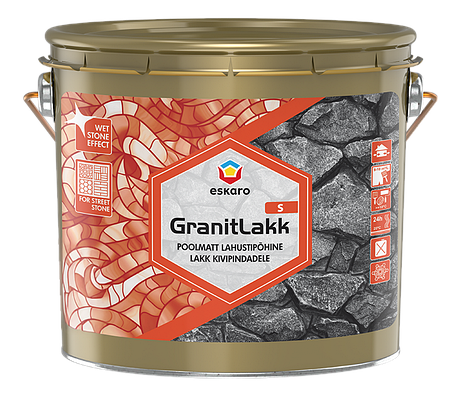 Eskaro Granit Lakk S, лак для каменю підвищеної атмосферостійкості, 1л, фото 1