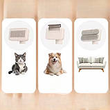 Щітка 3в1 для вичісуючи собак і кішок Pet hair brush removal 105, фото 10