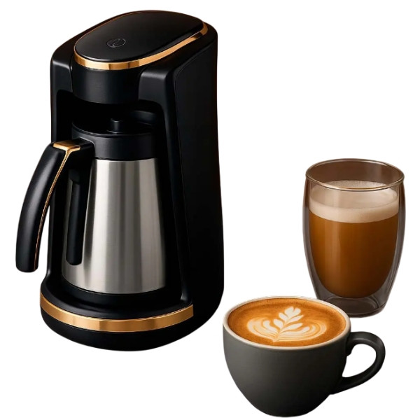 Кавоварка 250мл 550Вт Sokany SK-09049 Чорна, фото 1