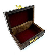 Дерев'яна скринька з палісандра "Слон удачі" з інкрустацією 21611, фото 3