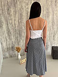 Легка спідниця у смужку, фото 2