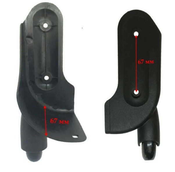 Колеса для валізи/без виступу/на підшипниках/d — 57 mm/1252, фото 1