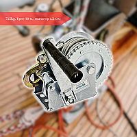 Тросова лебідка автомобільна HERMON HR725 725kg, Трос 10 м, діаметр 4,2 мм