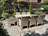 Набір з Техноротанга на 8 осіб +стіл 2*90, фото 8