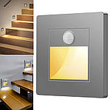 Вбудований світильник з датчиком руху HA-109, фото 2