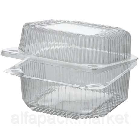 Контейнер 130*130*77 ПЕТ (100 шт в упаковці) 010300018