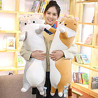 М'яка іграшка Кіт Батон 90 см, EL-2117-7, Сірий