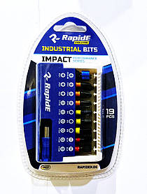 Набір біт RapidE Impact (18шт біт + магнітний біто-тримач)