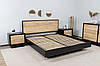 Двоспальне ліжко з масиву бука Леон, фото 7