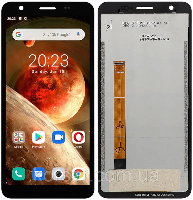 Дисплей + сенсор для Blackview BV6600 / BV6600 Pro / BV6600E Black, фото 1