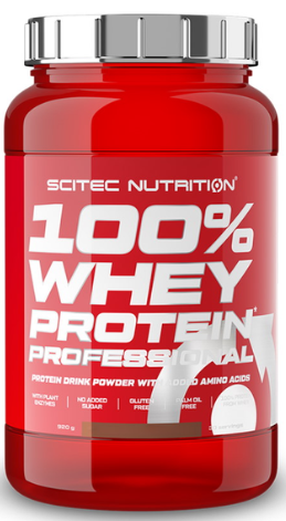 Концентрат сироваткового протеїну Scitec Nutrition 100% Whey Protein Professional 920 г арахісова паста