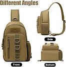 Тактична сумка рюкзак Hobart військова пісочна сумка на плече водонепроникна LG503 армійські сумки Hobart, фото 5