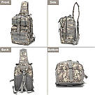 Тактична сумка рюкзак George LG-436 військова сумка піксельна під кобуру 15L армійські сумки George, фото 2