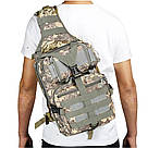 Тактична сумка рюкзак George LG-436 військова сумка піксельна під кобуру 15L армійські сумки George, фото 3