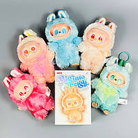Лабубу Плюшева іграшка-брелок 3 серія Labubu випадковий колір LUX (Mix color) 17см