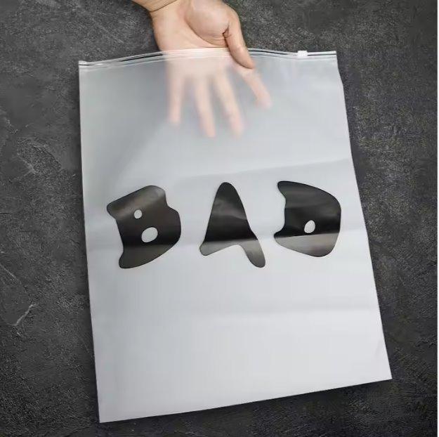 Пакет зі слайдером 17x25 см матовий із замком Універсальні пакети слайдери поліетиленові для реклами, фото 1