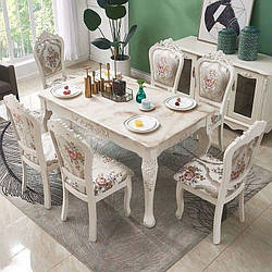 Стіл прямокутний зі стільцями. Модель 2-431