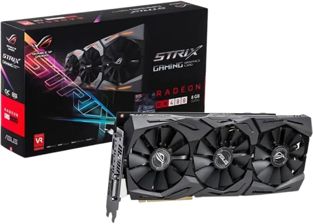 Відеокарта AMD Radeon RX 480 8GB Asus ROG Strix Gaming (ROG-STRIX-RX480-8G-GAMING) Б/В, фото 1