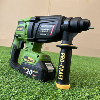 Акумуляторний безщітковий перфоратор Procraft PHA40 (2.6 Дж, без АКБ та ЗП) Прокрафт PHA-40