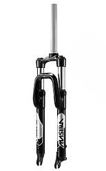 Вилка Zoom 27,5 CH-386А DВ, 28,6х25,4х260мм, глянц. Чорна