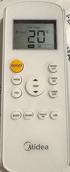Пульт до кондиціонера MIDEA, фото 1