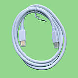Кабель Mini DisplayPort (mDP) штекер-штекер , довжина 1 метр, білий, фото 2