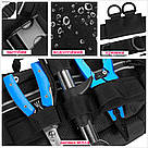 Тактическая сумка поясная Discovery армейская черная сумка на плечо повседневная B520 тактические сумки черные, фото 3