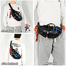 Тактическая сумка поясная Discovery армейская черная сумка на плечо повседневная B520 тактические сумки черные, фото 4