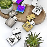 Бензинова запальничка Zippo - Нічний ЛІД! Швидкість виготовлення, якість, гарантія 10 років!, фото 3
