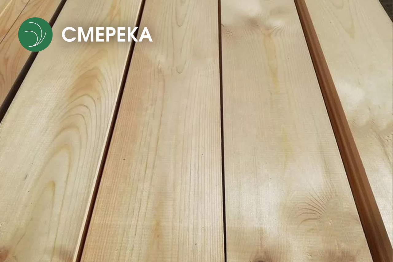 Дошка обрізна зі смереки 52 мм, ґатунок екстра