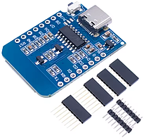 Модуль плата D1 mini V2.0, D1 Mini TYPE-C ESP8266 ESP-12F CH340G WIFI  3.3V