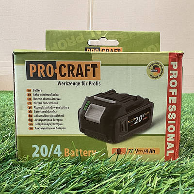 Акумуляторна батарея Procraft Battery 20/4 Universal (20В, 4Аг) Високовольтна