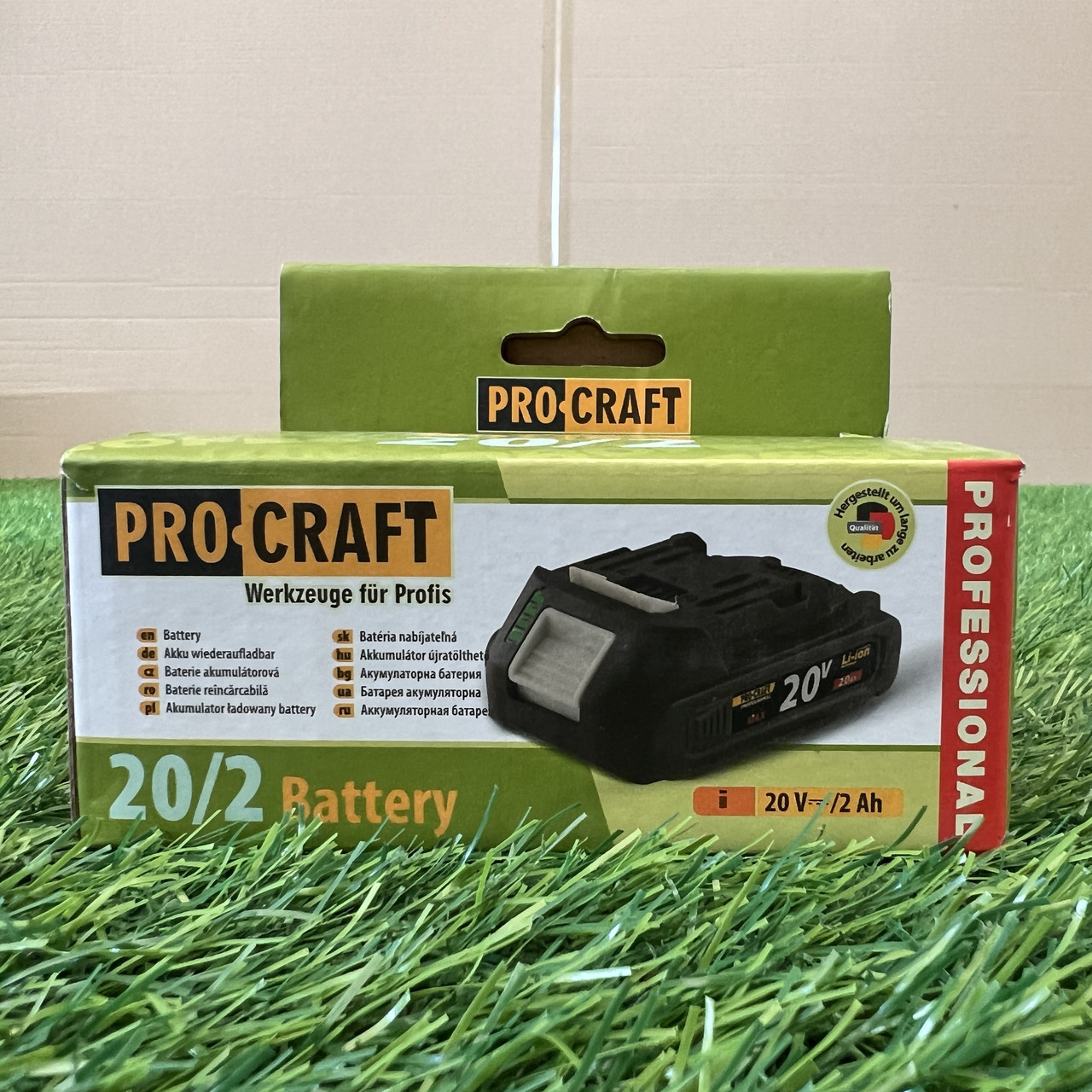 Акумуляторна батарея Procraft Battery 20/2 Universal (20В, 2Аг)