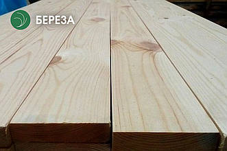 Дошка обрізна берези (поштучно), 32х270х2200 мм, 1 ґатунок