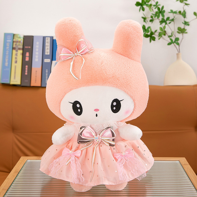 Мягкая плюшевая аниме игрушка кукла Зайка Май Мелоди мягкие игрушки для девочек Куроми Моя Мелодия 35 см - фото 1 - id-p2671845174