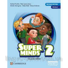 Книга для вивчення англійської мови. Super Minds for Ukraine НУШ 2 Workbook, фото 1