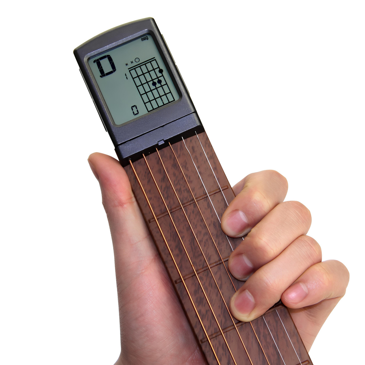 Кишенькова гітара RESTEQ — портативна складна гітара з дисплеєм для тренування акордів, 28–48 см