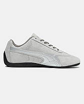 Жіночі кросівки Puma Speedcat Grey Silver | Сучасний дизайн та легкість, фото 3