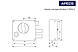 Замок накладний Apecs 0556-С, фото 3