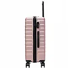 Надійна валіза із замком пластикова Wings PEAFOWL 97 л на колесах, розмір L, висувна ручка, колір рожевий, фото 8