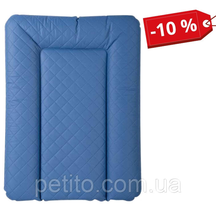 Килимок для пеленання FreeON Premium, 50x70x6 см, синій