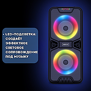 Портативна Bluetooth колонка з мікрофоном BKK B86 20 Вт, фото 4